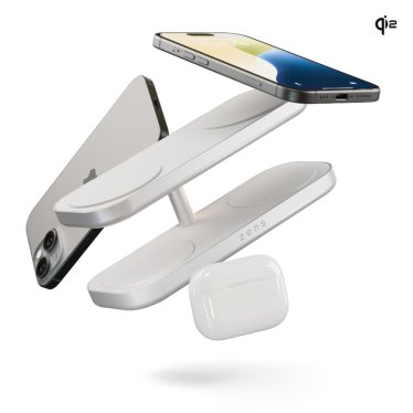 Zens Quattro Wireless Charger Pro 4 - White