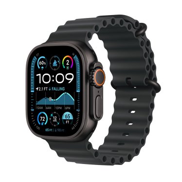 Apple Watch Ultra 2 - 49mm - Black Titanium - Black Ocean Band -  (130-200mm)