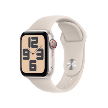 [Open Box] Apple Watch SE + Cellular  - 40mm - Starlight - Starlight - Sport Band - S/M (130-180mm)