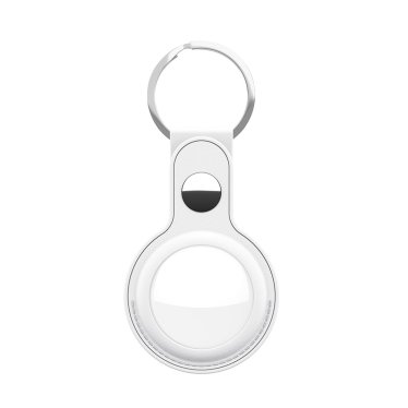 KeyBudz AirTag Keyring - White