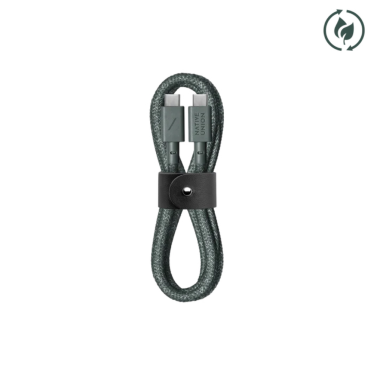 @Native Union Belt Cable - USB-C - 60W - 1.2m - Slate Green