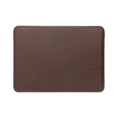 Decoded Leather Frame Sleeve MacBook 16" - Chocolate Brown