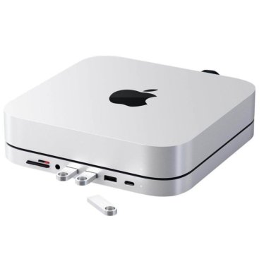 [Open Box] Satechi Aluminum Mac Mini Stand Hub - Silver