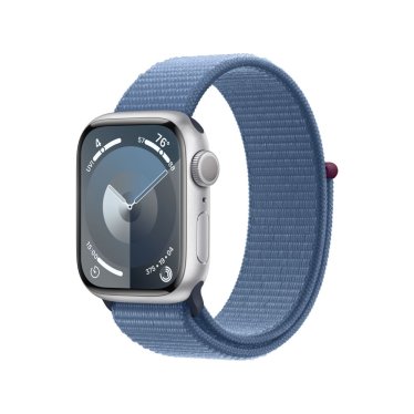 [Open Box] Apple Watch S9  - 41mm Aluminium - Silver - Winter Blue - Sport Loop -  (130-200mm)