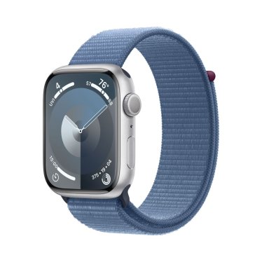 [Open Box] Apple Watch S9  - 45mm Aluminium - Silver - Winter Blue - Sport Loop -  (145-220mm)