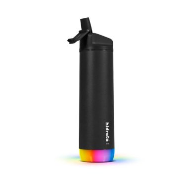 Hidrate Spark Steel slimme waterfles (620 ml) - Straw Black