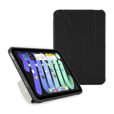 Pipetto Origami Case (TPU) - iPad mini (2021/2024) - Black