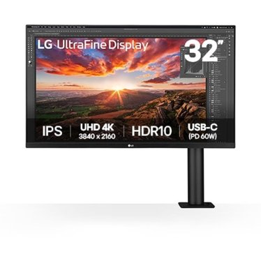 #LG 4K Ergo IPS Monitor with USB-C - 32"