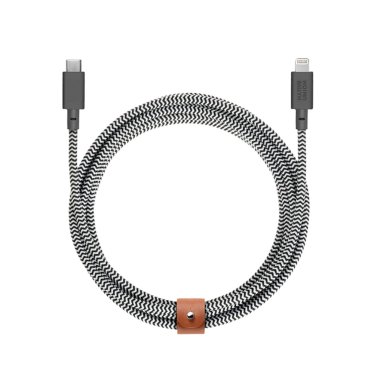 Native Union Belt Cable Kevlar - USB-C to Lightning - 3m - Zebra