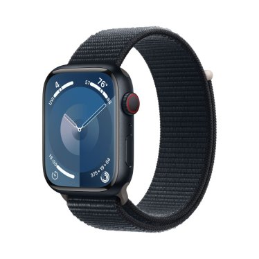 !Apple Watch S9 + Cellular  - 45mm Aluminium - Midnight - Midnight - Sport Loop -  (145-220mm)