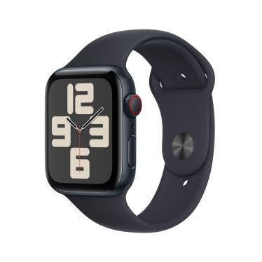 Apple Watch SE + Cellular  - 44mm - Midnight - Midnight - Sport Band - M/L (160-210mm)