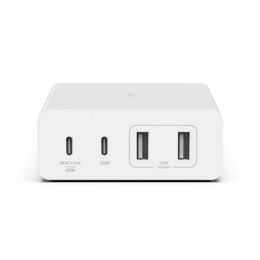 Belkin 4-Ports GaN Desktop Charger - USB & USB-C - 108W