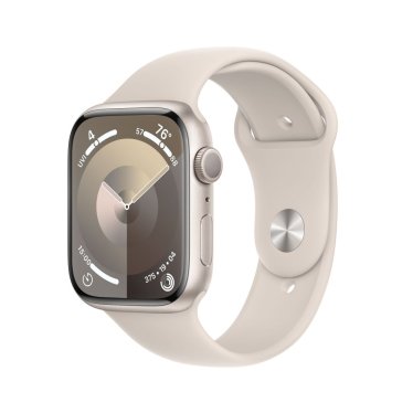 Apple Watch S9  - 45mm Aluminium - Starlight - Starlight - Sport Band - M/L (160-210mm)