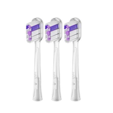 Laifen Wave Toothbrush Heads - Ultra Whitening - Transparent (3 pack)