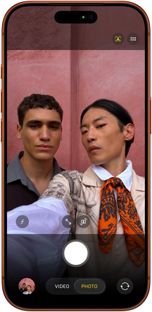 iPhone 17 Pro, voorkant, feature Middelpunt voor foto’s